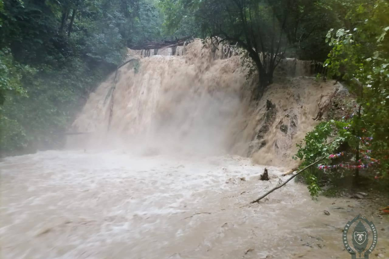 Самый большой водопад в Сочи