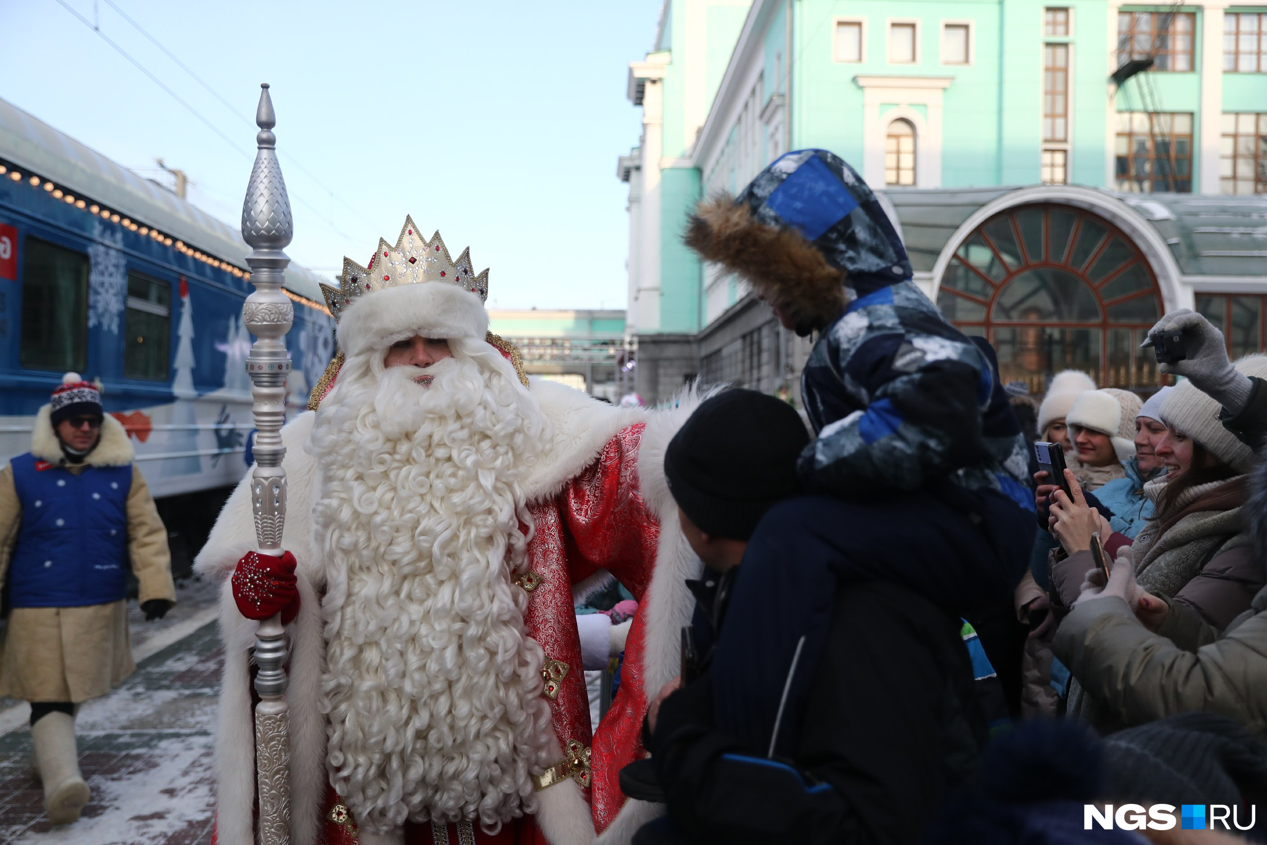 Поезд Деда Мороза 2022 Барнаул