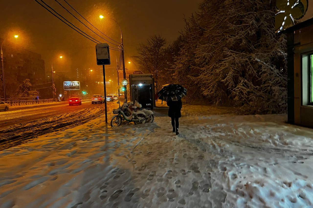 краснодар снег фото