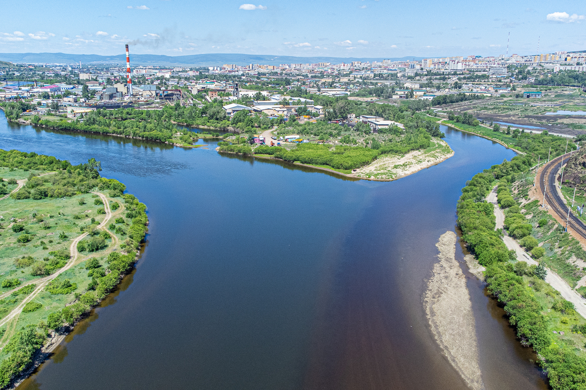 Река Ока в Забайкалье