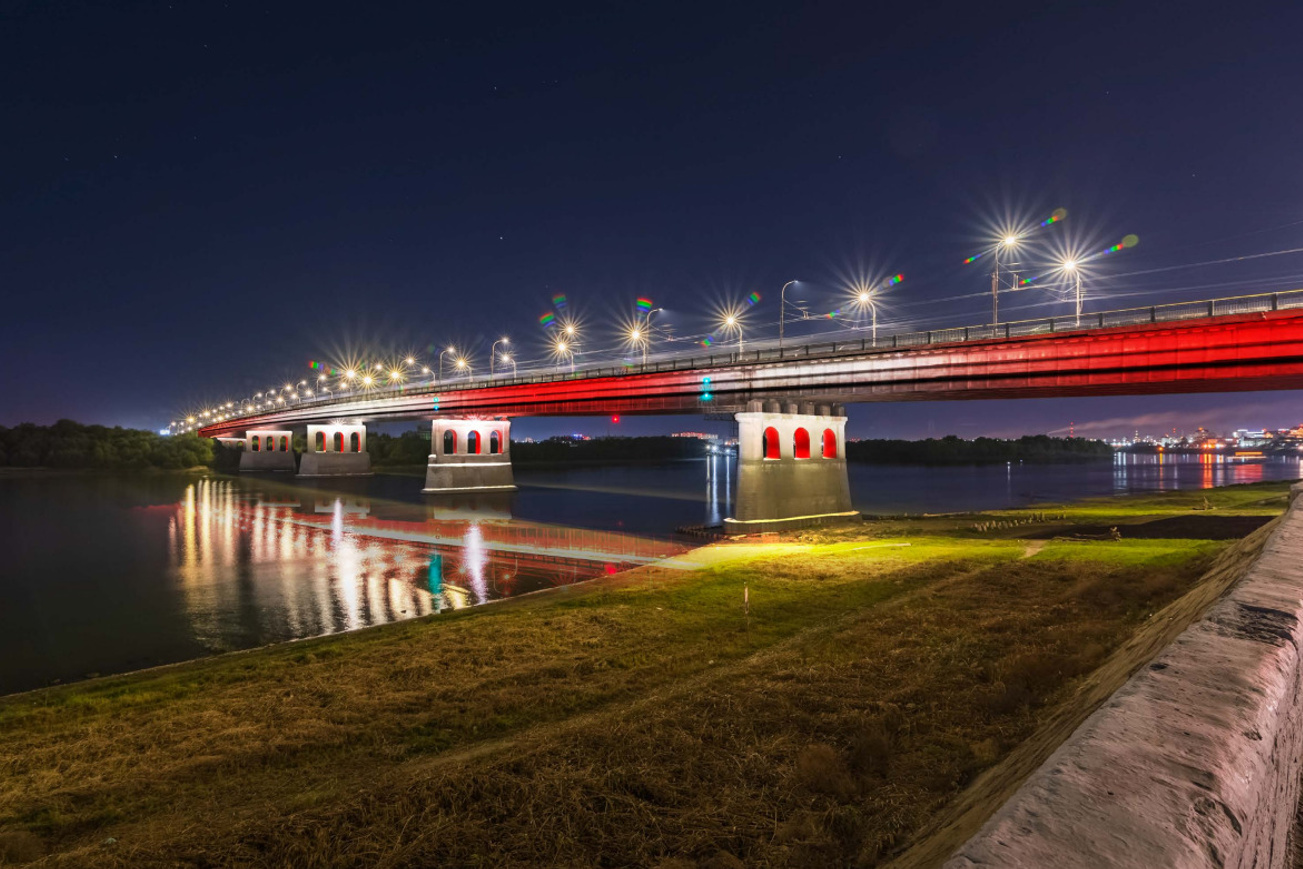 ленинградский мост в омске