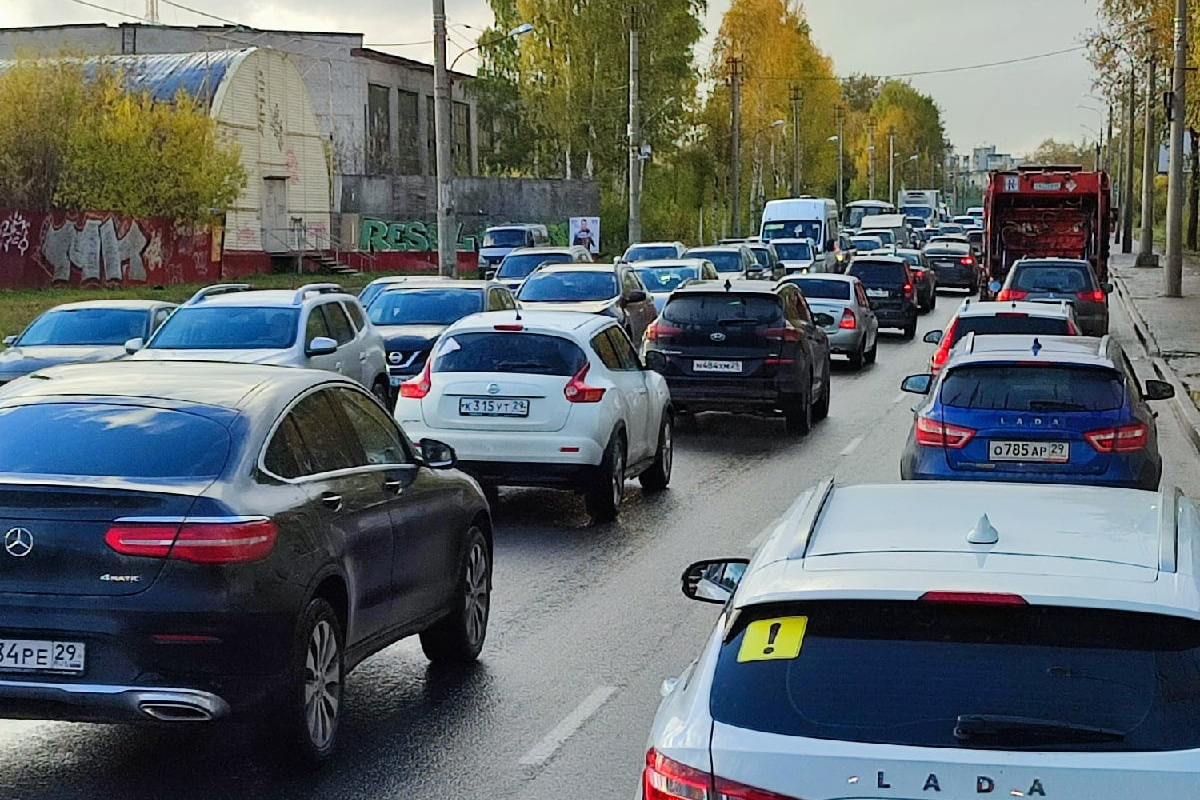 Пробки в архангельске сейчас карта