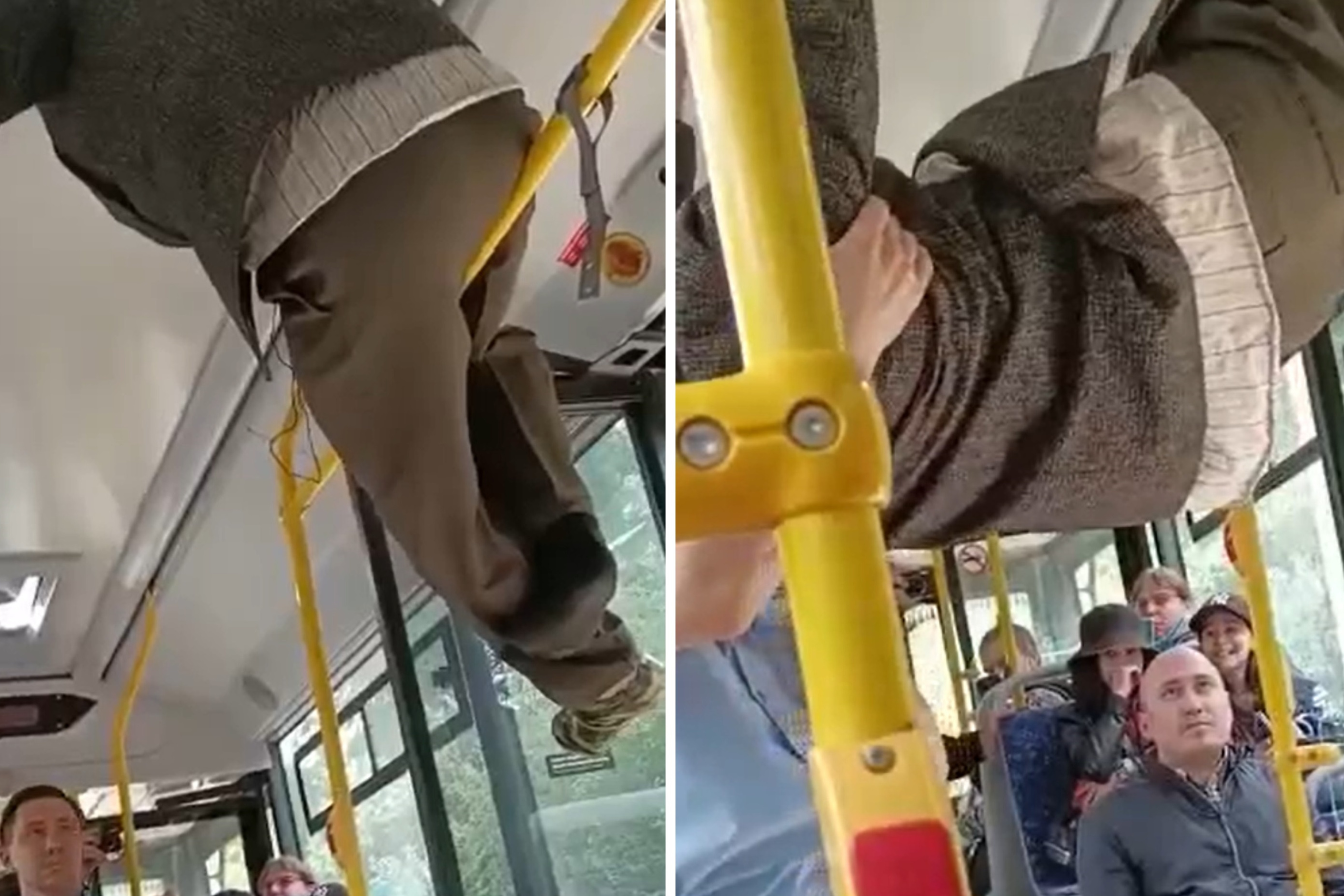 Поручни в автобусе