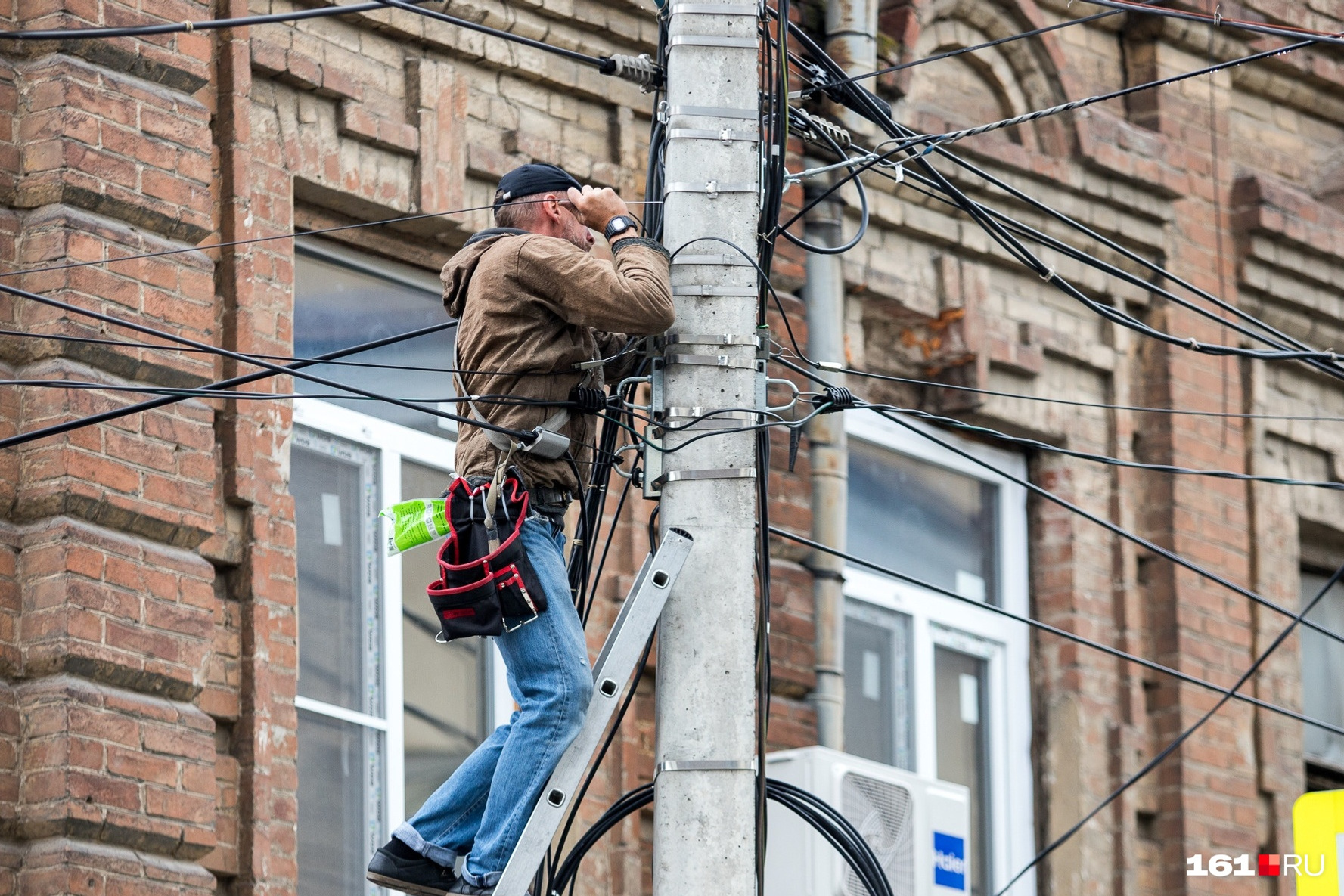 Обесточили дом