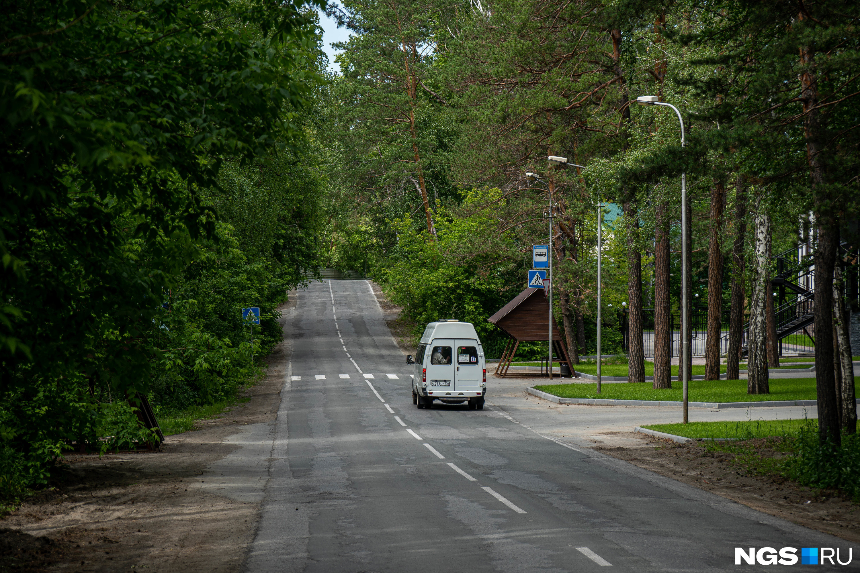 Дачное шоссе Новосибирск дорога