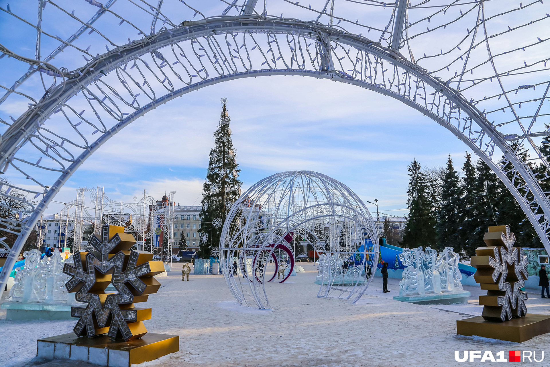 Ледовые городки в Уфе 2022