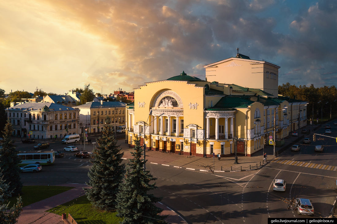 Театр Волкова город золотого кольца Ярославль