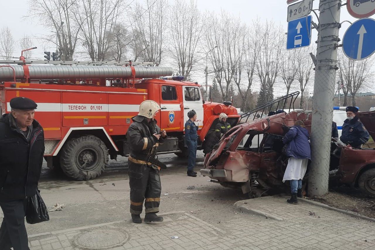 Авария на Станиславского Новосибирск