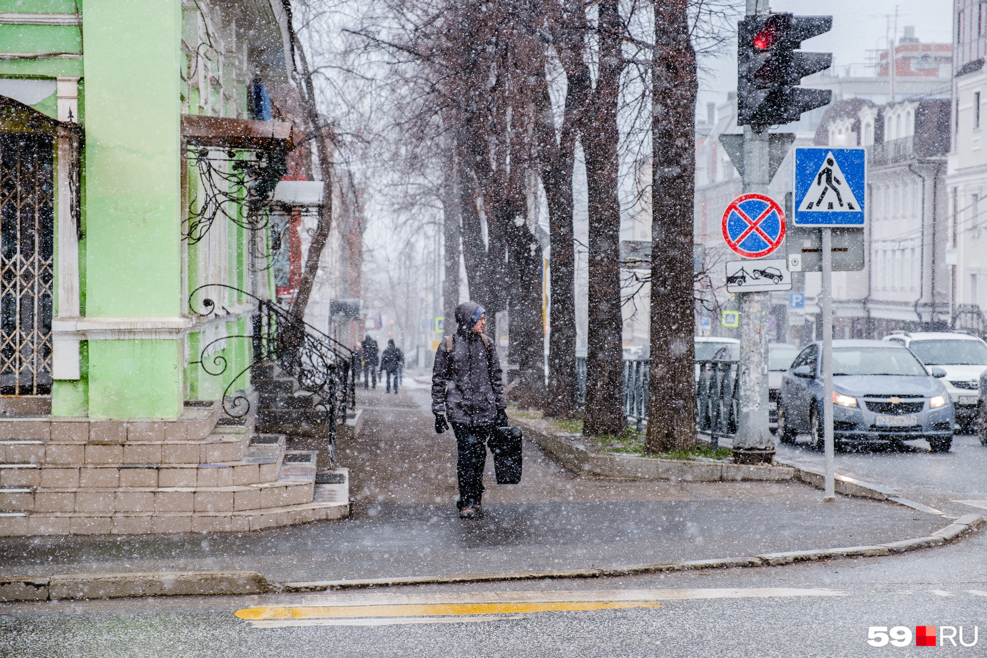 В Пермском крае в выходные ожидается снег и похолодание