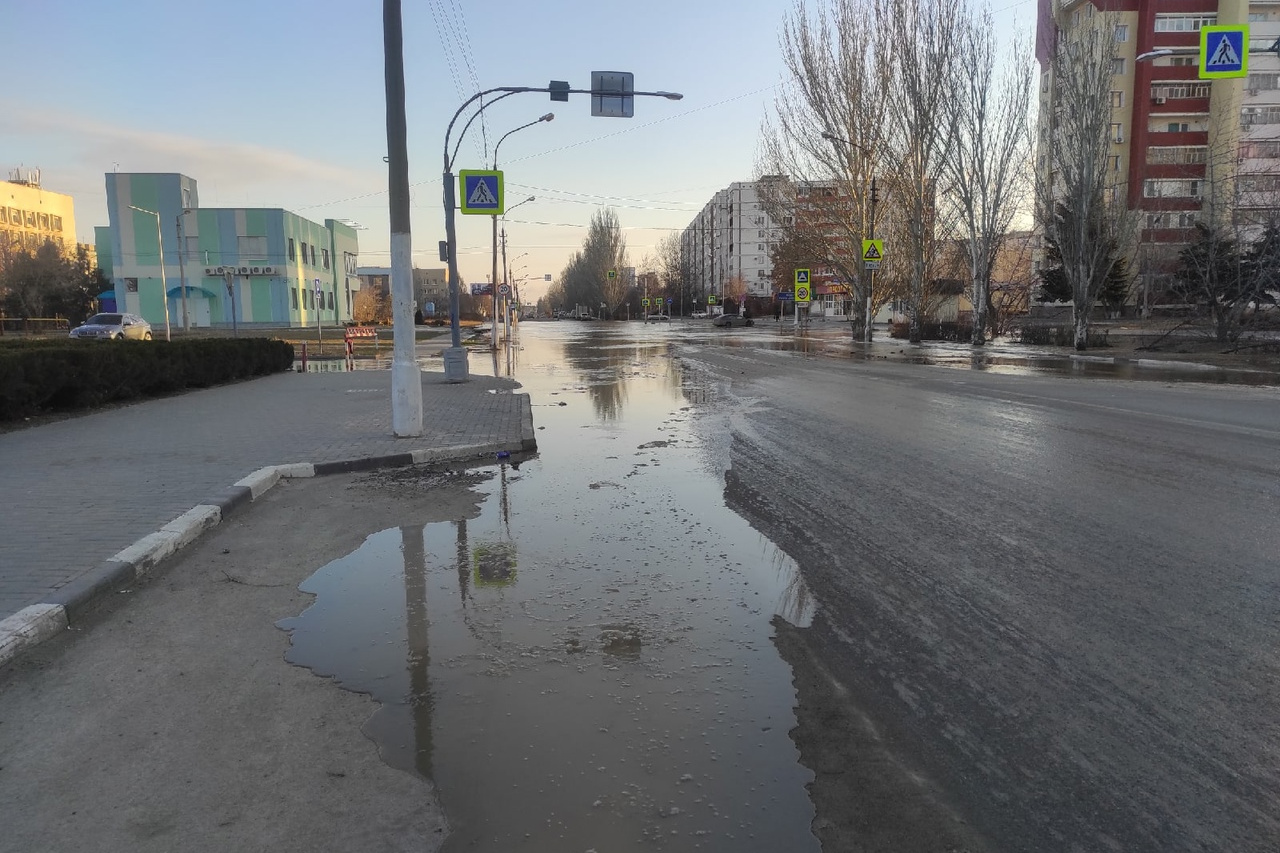 Коммунальная авария в городе Волгограде