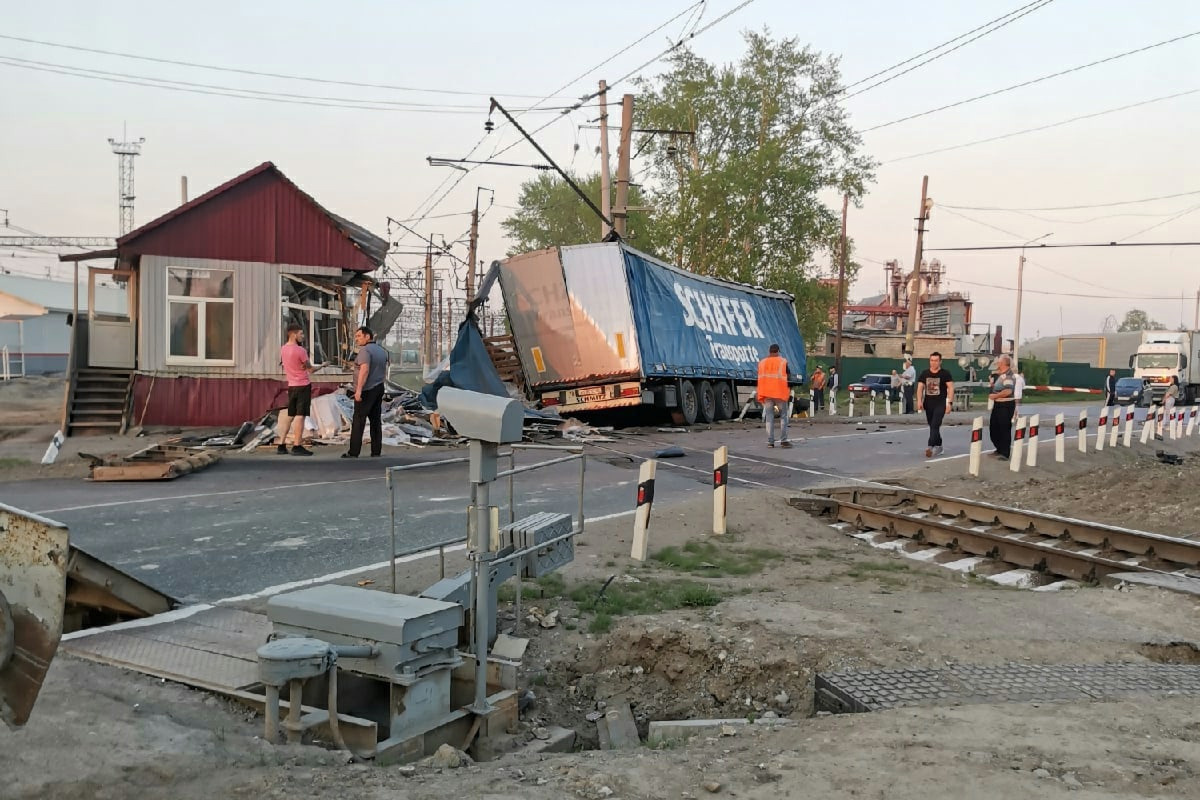 Авария на Железнодорожном переезде