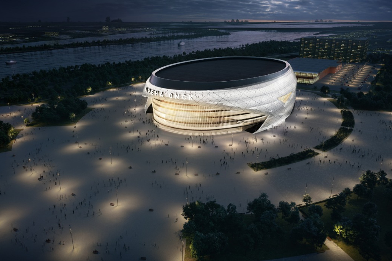 Новый стадион Омск Арена