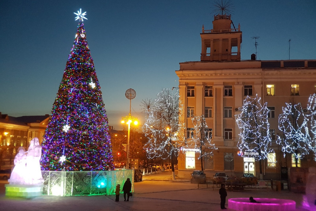 курган новогодняя площадь