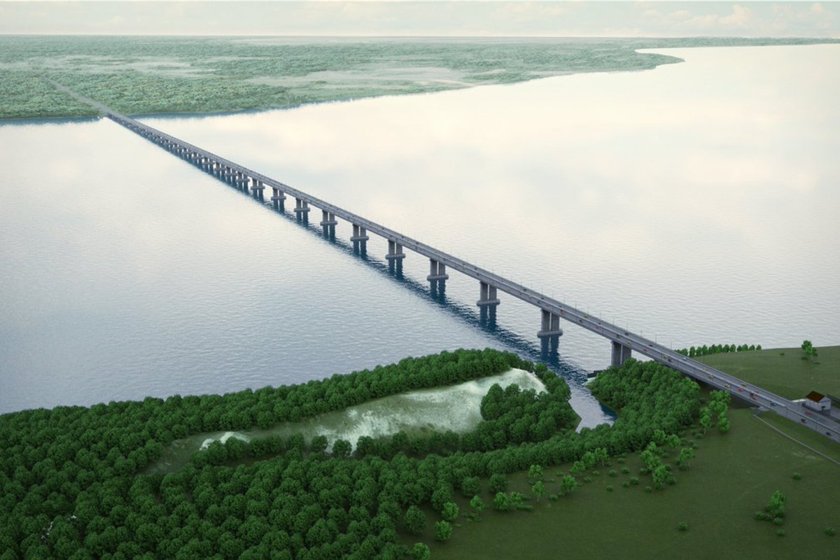 Мост Климовка Тольятти