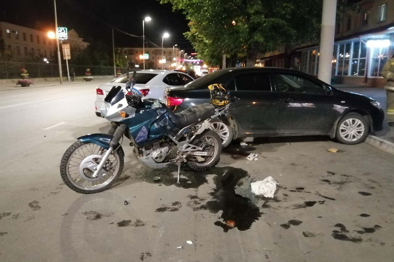 Разбился мотоциклист Курган