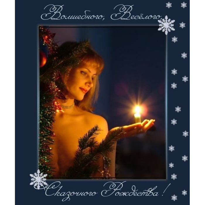 Новогодний эльф в эротической рождественской открытке этого фото сета для вас!