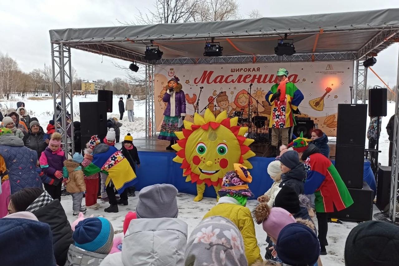 масленица в нижнем парке