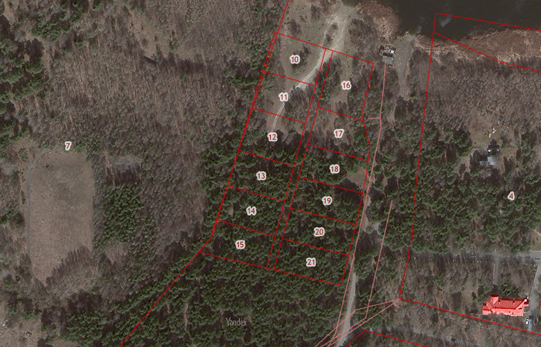 12 земельных участков находятся недалеко от СНТ «Архитектор» и «Мичуринец-2», как раз в лесу, который огораживают