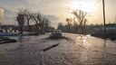 Местное море: в Самаре затопило Зубчаниновское шоссе