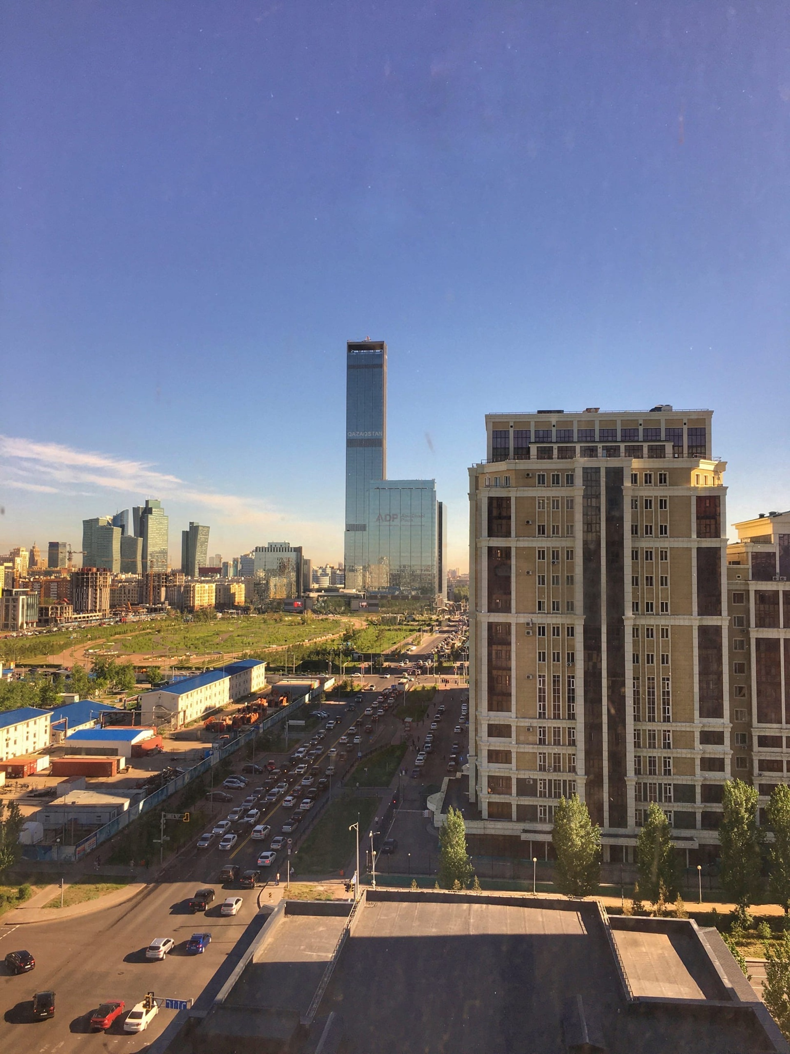 Вид на Астана-сити