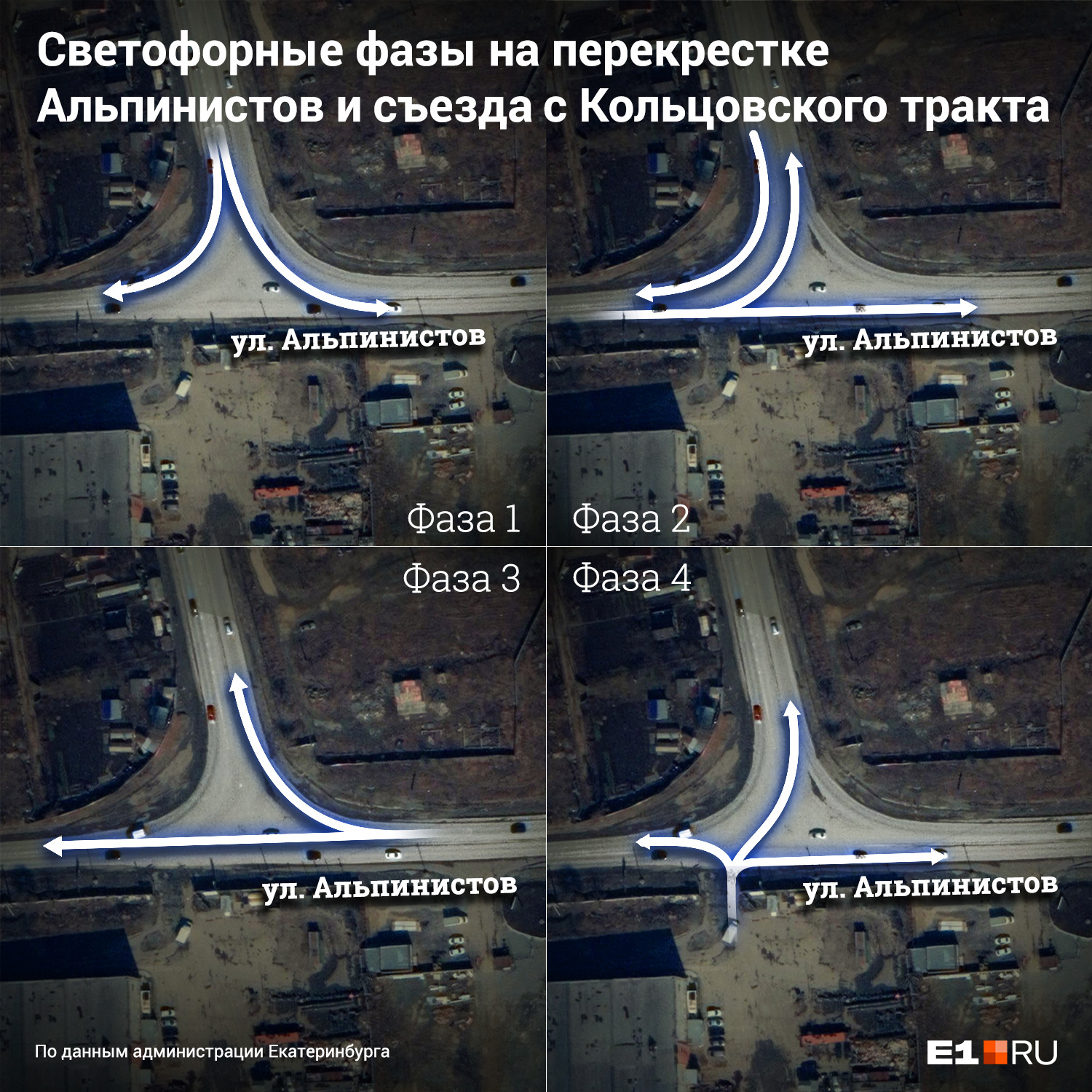 У светофоров четыре фазы У светофоров четыре фазы