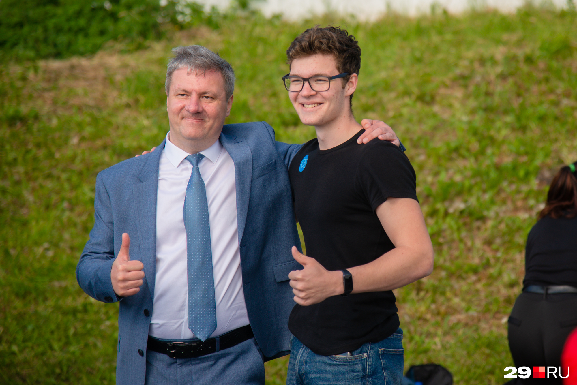 С главой города можно было даже сфотографироваться С главой города можно было даже сфотографироваться