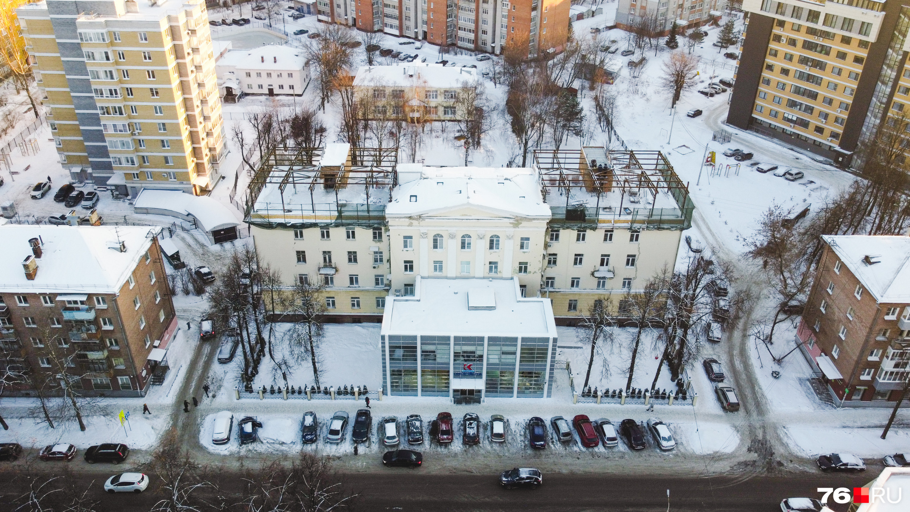 Так сейчас выглядит дом на улице Победы в Ярославле