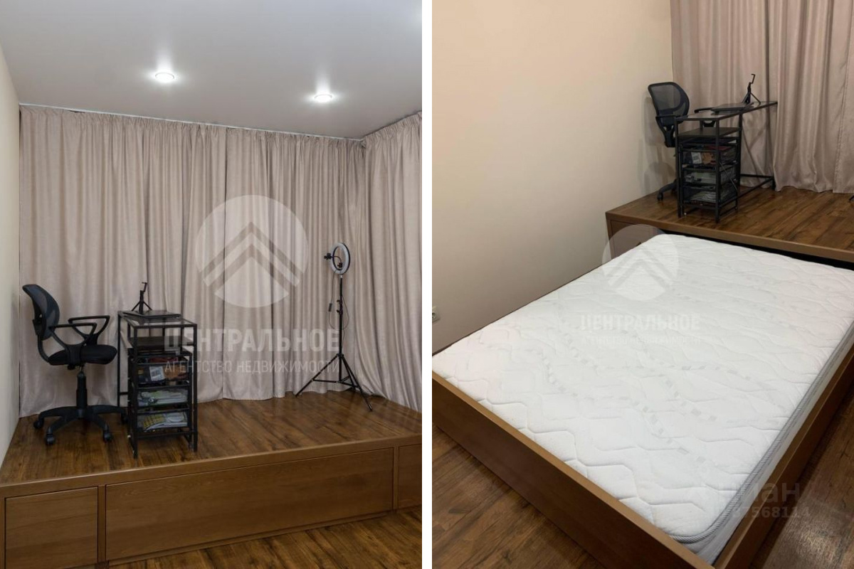 Изюминка квартиры — комната блогера с выдвижной кроватью