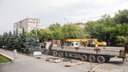 Ограничение для транспорта на центральном перекрестке Челябинска продлили на две с половиной недели