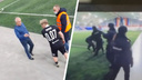 Что происходило на стадионе «Заря» перед задержанием футболиста — конфликт попал на видео