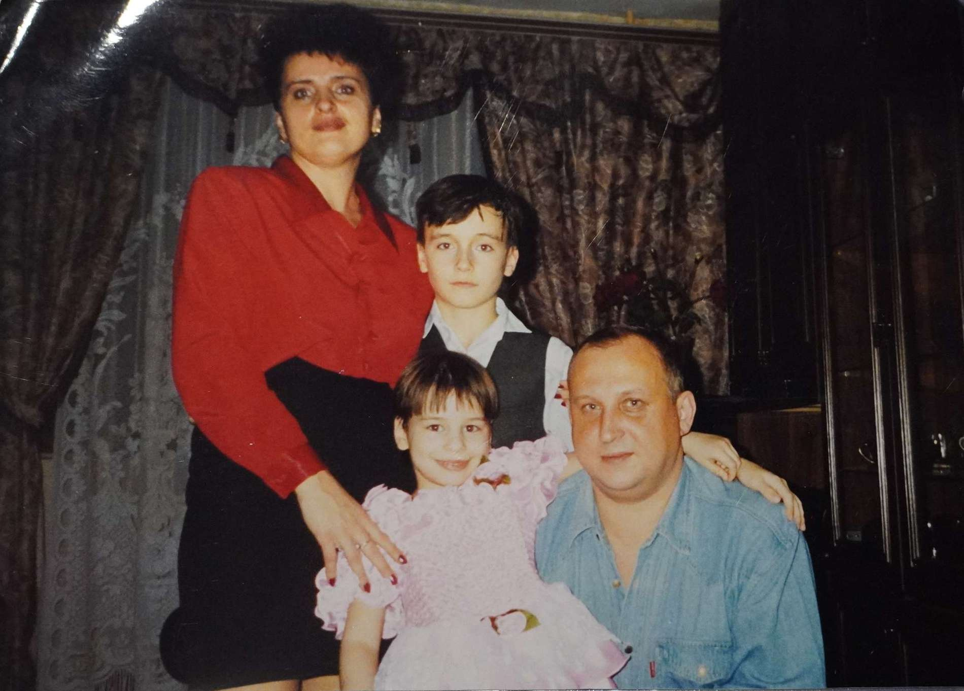 Ирина с мужем и детьми