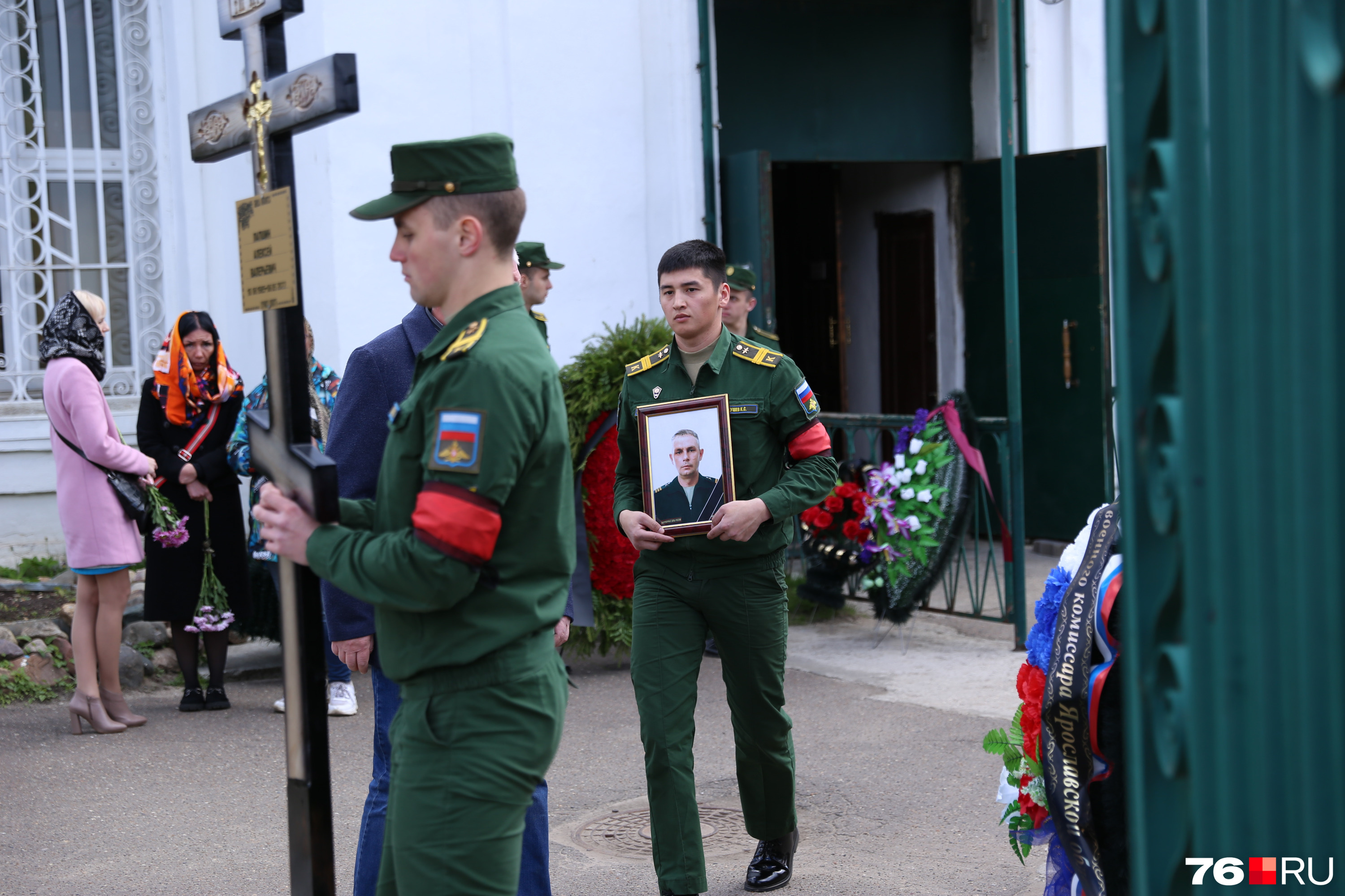 Похороны солдат погибших в Украине