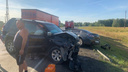 Водитель Mazda погиб, врезавшись в Land Cruiser на трассе в Челябинской области