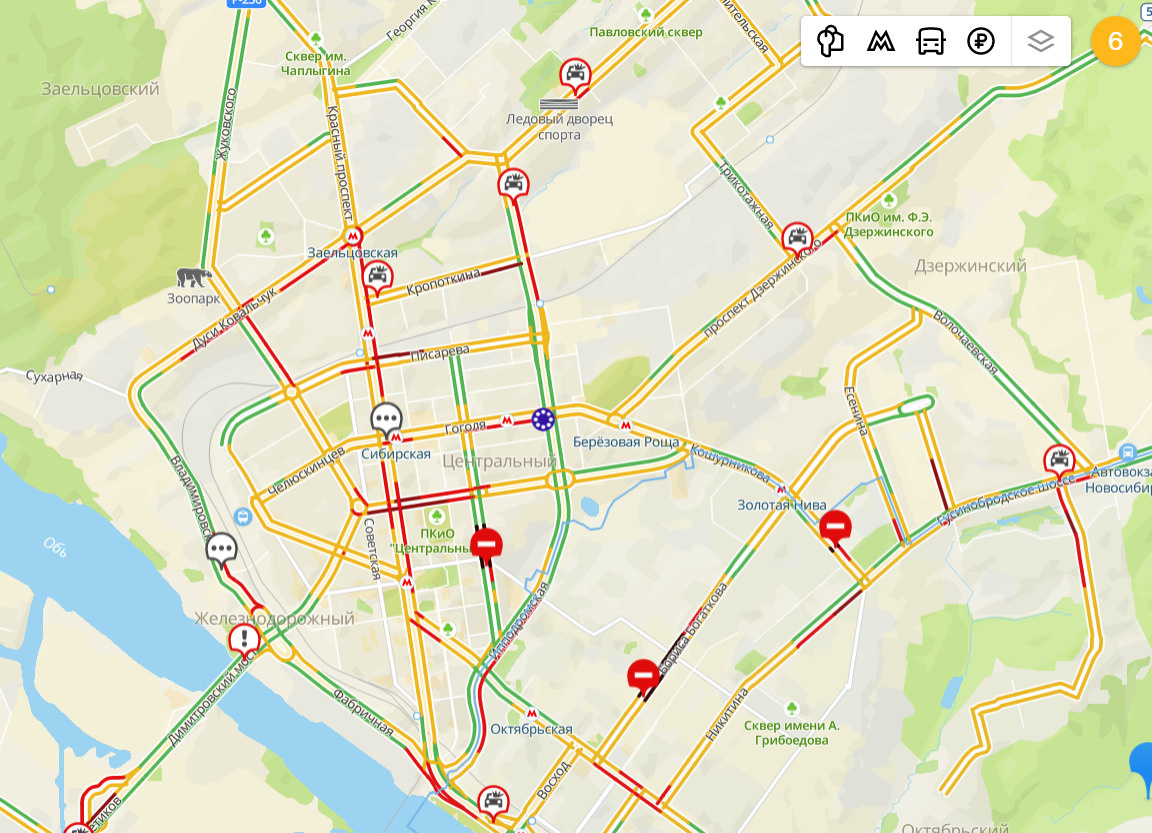 Карта красного проспекта новосибирск