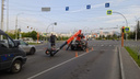 В центре Кемерова из-за перекрытия моста изменили схему проезда оживленного перекрестка