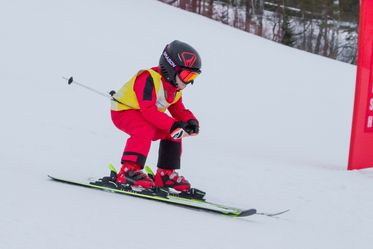 Это первые детские соревнования по сноуборду в этом году