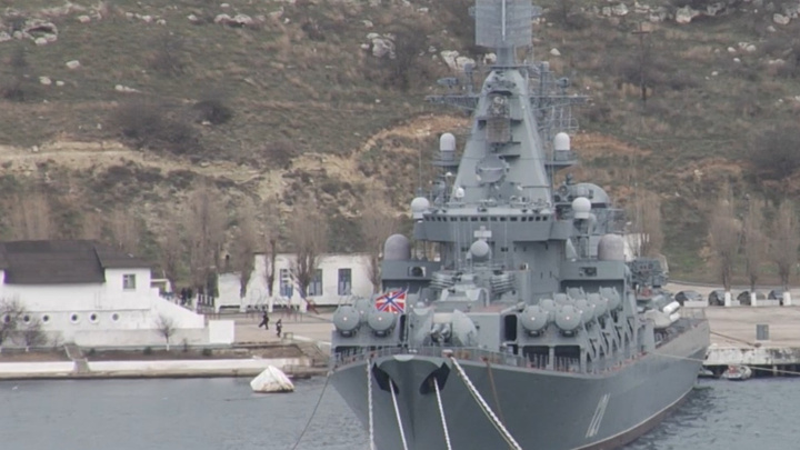 Как был устроен крейсер «Москва». Эксклюзивные кадры с корабля, который затонул в Черном море