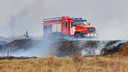 185 спасателей, вертолет и поезд помогли потушить крупный ландшафтный пожар в Кургане