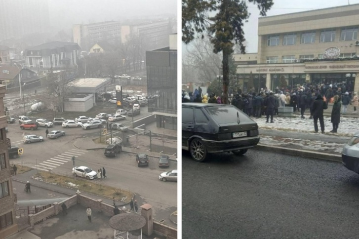 Жители Казахстана вынуждены стоять в очередях к банкоматам, за продуктами и бензином Жители Казахстана вынуждены стоять в очередях к банкоматам, за продуктами и бензином