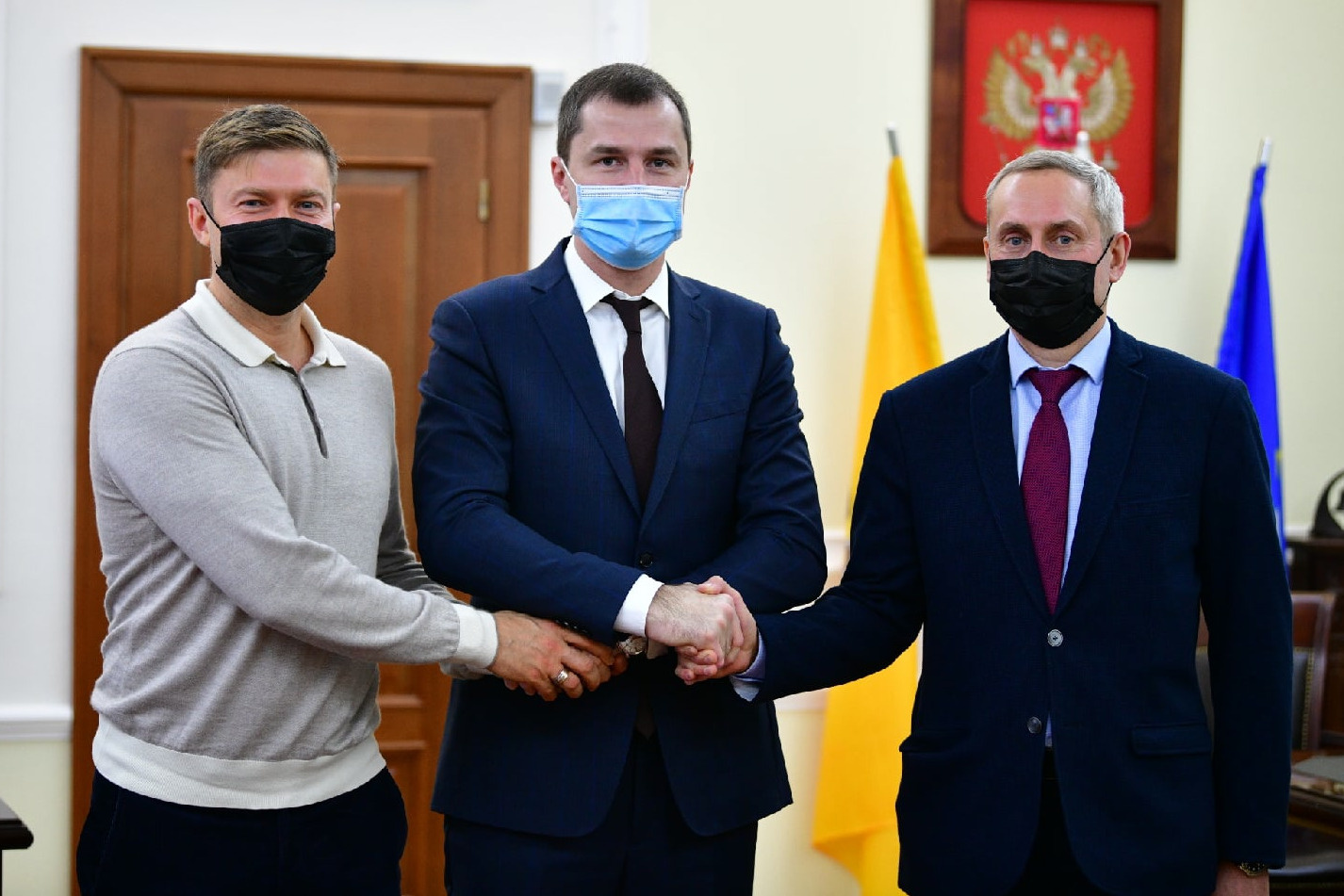 Галагаев и Ильин встретились в кабинете у мэра Ярославля