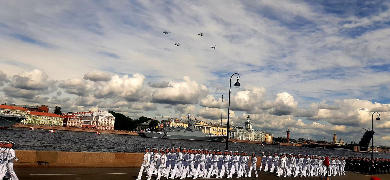 Петербург 2022. Прямая трансляция парада ВМФ 2022.