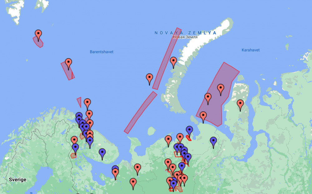 Мурманск карта баренцево море