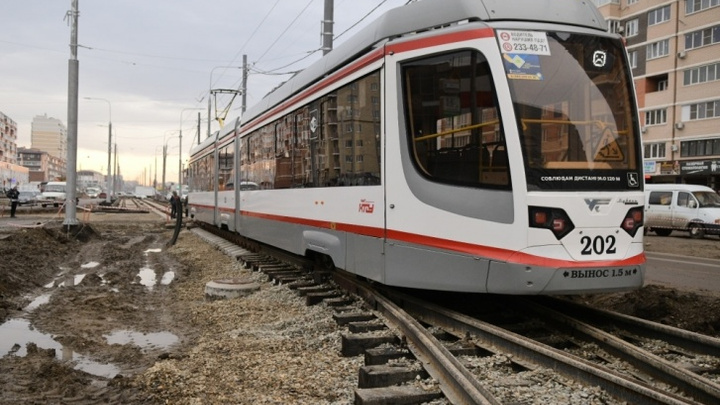В Краснодаре готовятся запустить новую трамвайную линию на улице Московской