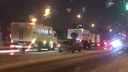 Колонна автозаков ГУФСИН проехала ночью по Новосибирску — видео