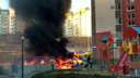 Был громкий хлопок и полетели искры: момент взрыва в Новокомарово в Волгограде попал на видео