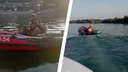 В Новосибирске на Оби в резиновой лодке уснул <nobr class="_">рыбак —</nobr> к нему на помощь приплыли спасатели