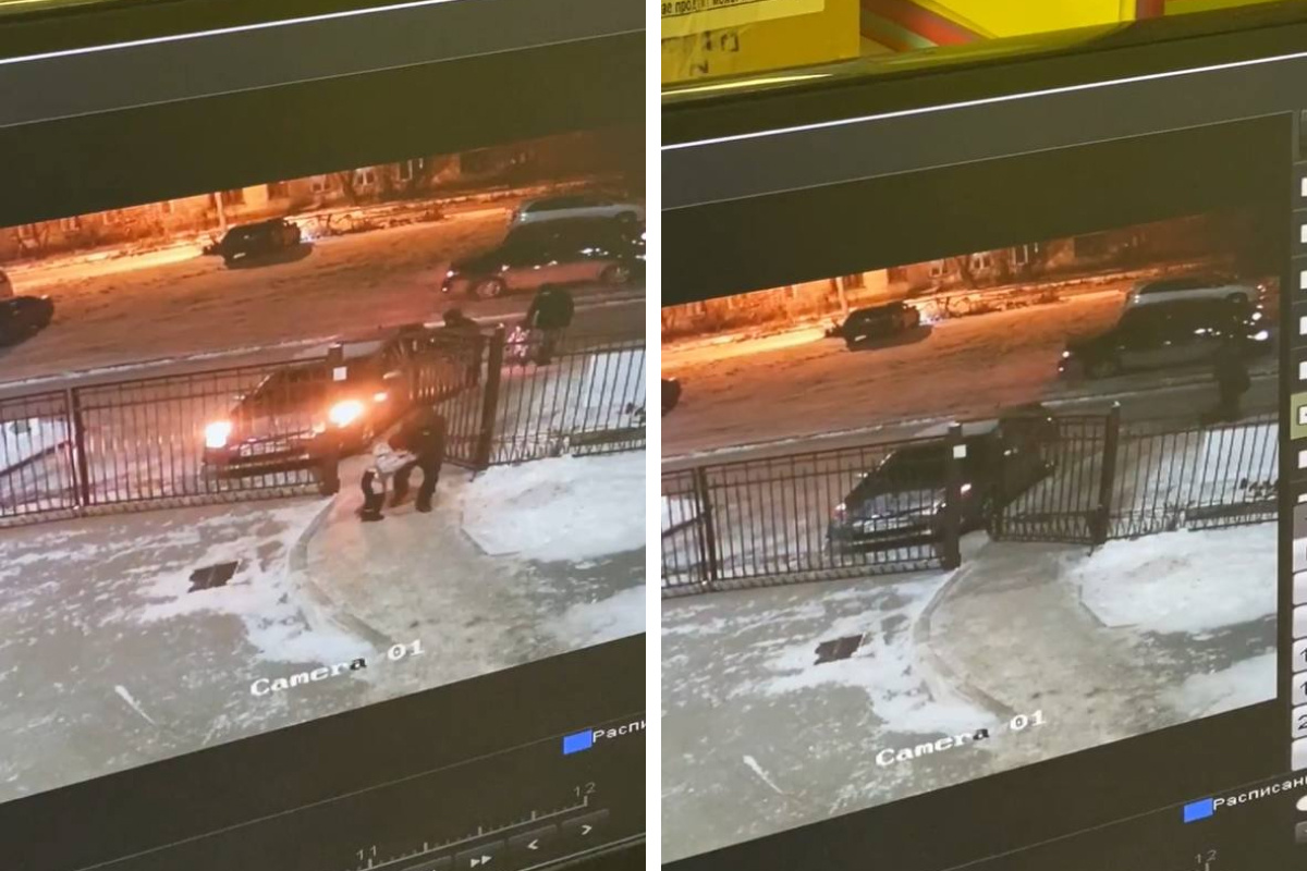 В Новосибирске полиция разыскивает вора, который вскрыл автомобиль около детского сада — видео кражи