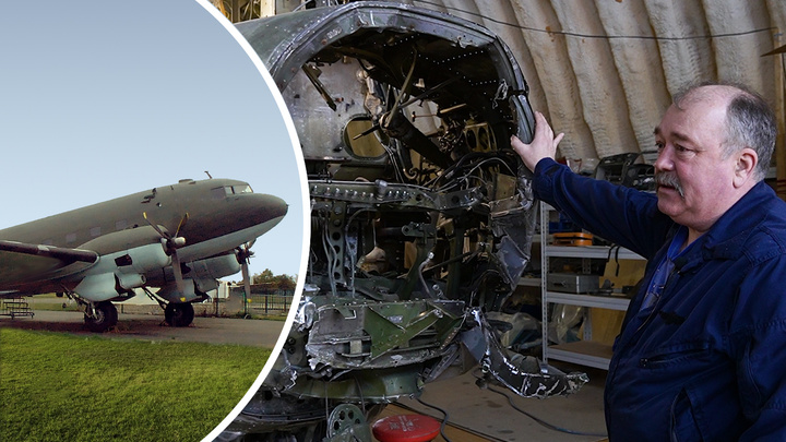 Как восстанавливают легендарный американский самолет, который почти 70 лет пролежал в тундре Красноярского края