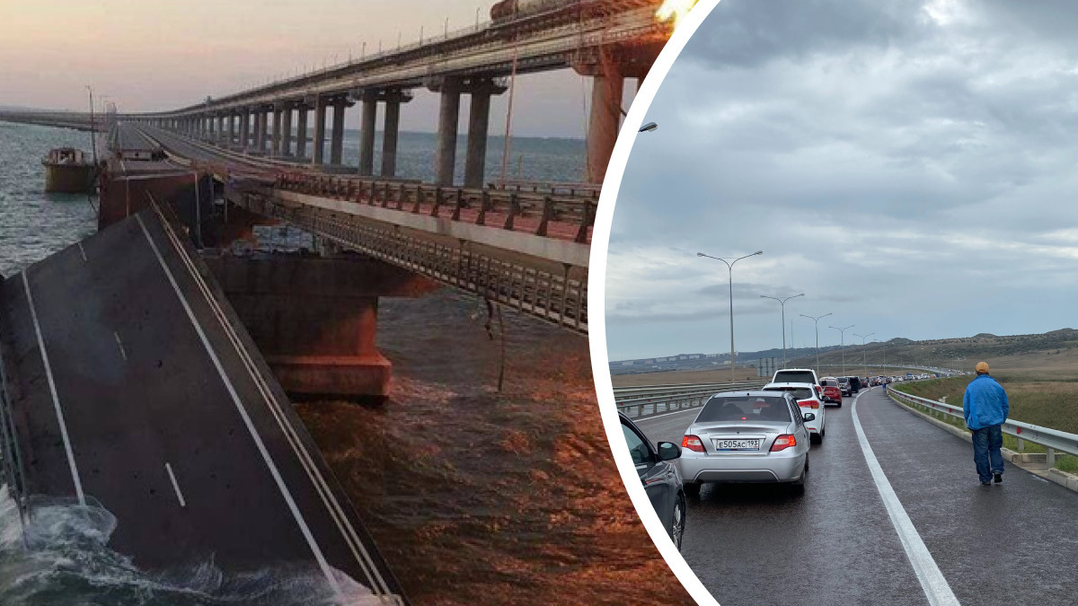 «Вы едете по краю обрыва, вокруг тьма и море». Репортаж с Крымского моста. Показываем, как он выглядит сейчас