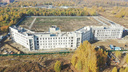 Каркасы трех новых поликлиник возвели в Новосибирске — фото строек с воздуха